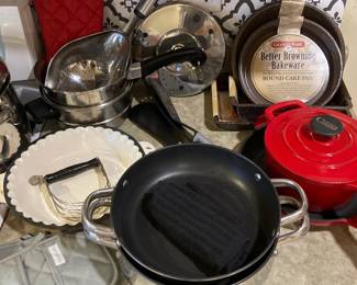 Cuisine Company Red Enameled Cast Iron Dutch Oven