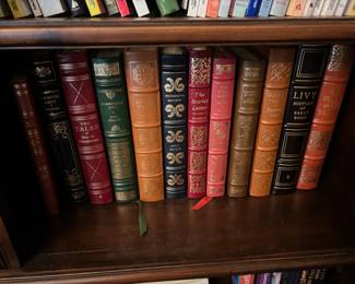 Leather Bound "Paradise Lost" by John Milton, Leather Bound "The Tales of Guy de Maupassant" Published by Easton Press, 1976 Easton Press Leather Bound "Little Women" by Louisa May Alcott, 1980 Easton Press Leather Bound "Wuthering Heights" by Emily Bronte, 1976 The Franklin Library "The Scarlet Letter" by Nathaniel Hawthorne, Leather Bound "The Good Earth" by Pearl S. Buck, 1983 The Franklin Library "The Grapes of Wrath" by John Steinbeck, 1976 Easton Press "Gulliver's Travels" by Jonathan Swift, 1978 The Easton Press "LIVY - History of Early Rome" by Titus Livius, The Easton Press "The Mill on the Floss" by George Eliot