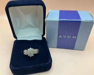 Avon Diamond Cluster Ring