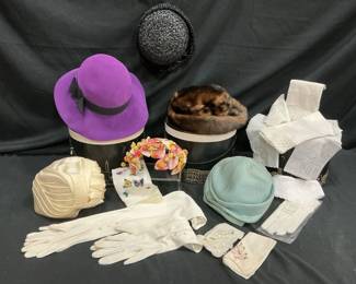 Vintage Hats,gloves And More