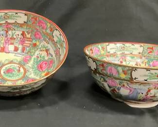 Rose medallion Bowls
