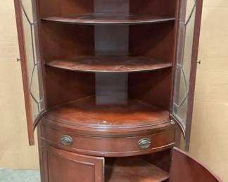 Wooden Corner Cabinet