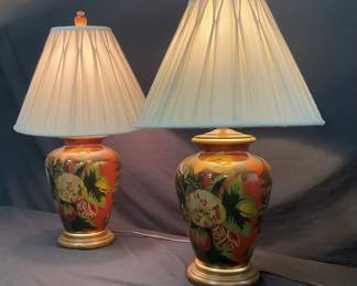 Floral Fruit Table Lamp