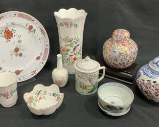 Asian Inspired Porcelain Decor