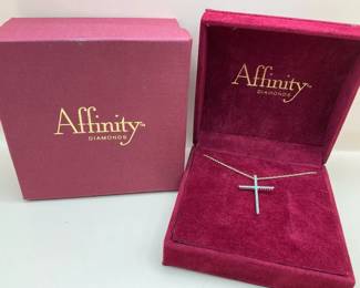 Affinity Diamonds Cross Necklace 