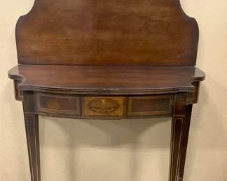 07 Federal Style Mahogany Game Table