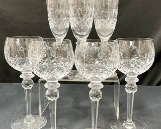 Rogaska Flutes And Goblets