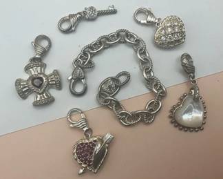 Judith Ripka Charms Bracelet 