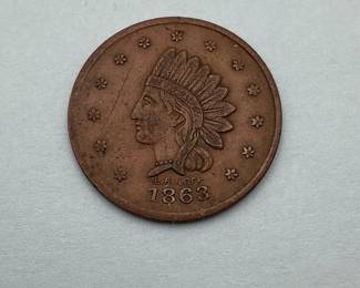 1863 Civil War Store Card