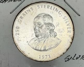 1971 Richard Kleppinger Commemorative Silver Coin