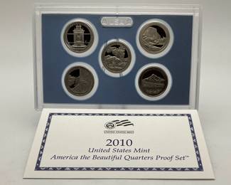 2010 US Mint American the Beautiful Quarters Proof Set