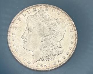 1891-S Morgan BU