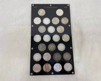 1891-1898 Morgan Dollar Display