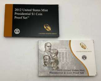 2012 & 2013 US Mint Presidential Coin Proof Sets
