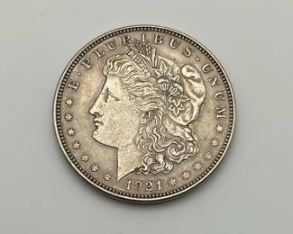 1921 US Morgan Silver Dollar