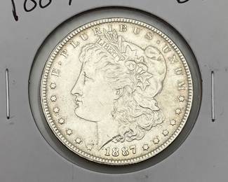 1887 Morgan Dollar