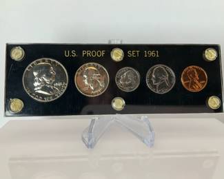 1961 US Proof Coin Set