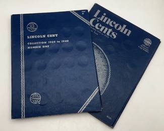 Lincoln Cents Books One and Two 1909-1974
