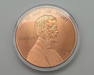 5 Oz. Copper Lincoln Cent