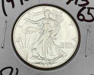 1943 Walking Liberty Half Dollar