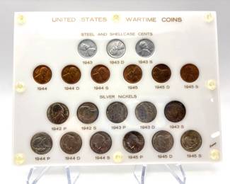 Capital Plastics US Wartime Coin Set