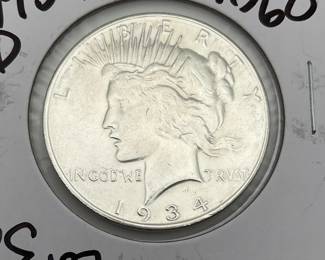 1934-D Peace Dollar