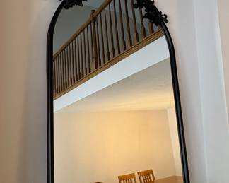 Metal framed mirror
