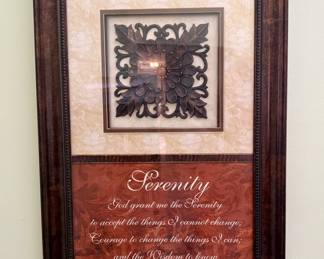 Serenity prayer artwork