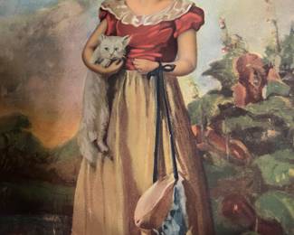 LARGE VINTAGE PRINT - UNFRAMED