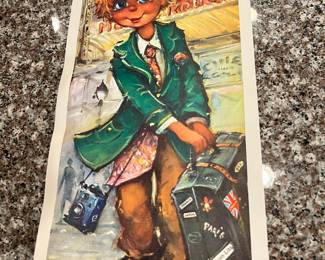 VINTAGE PRINT - UNFRAMED