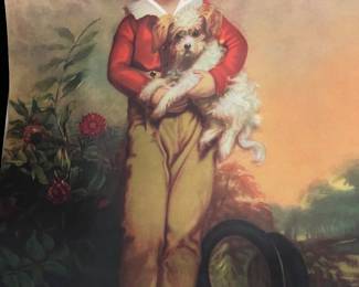 LARGE VINTAGE PRINT - UNFRAMED