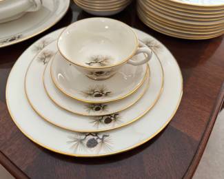 Lenox China - Pine Pattern - Service for 12