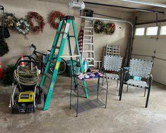 Ladder, Power Washer