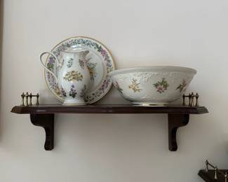 Lenox Pitcher, Bowl & Plate