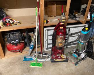 Porter Cable 150 PSI 6-Gallon Pancake Compressor, Vacuums