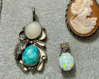 opal pendant