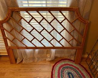 rattan headboard