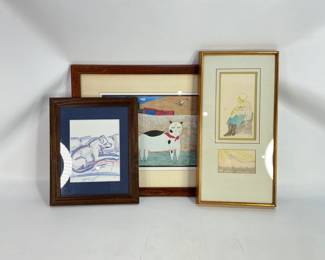 Amos Gentry, Elizabeth Layton & Frank Auerbach Art