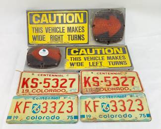 License Plates & Turn Signals