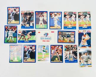 1993 Storm Davis & 1985-1992 Baseball Cards