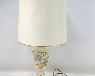 Hand Painted Glass Lamp