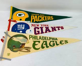 Collectible NFL Felt Pennants