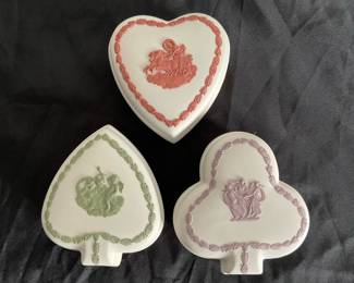 Wedgwood Suit of Cards Trinket Boxes