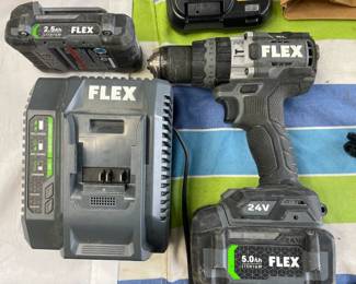 FLEX Drill, Battery, Charger