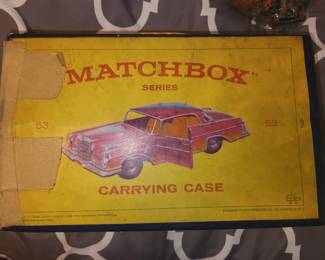 Vintage Matchbox cars case