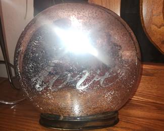 Lighted Love mercury glass