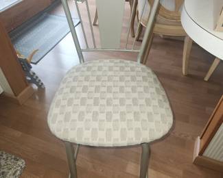 Qty 3 swivel barstools