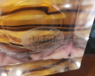 Badash glass shell sculpture 