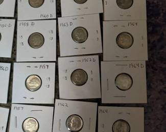 Silver Roosevelt Dimes