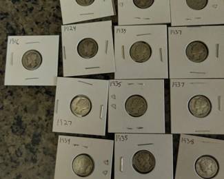 Silver Mercury Dimes